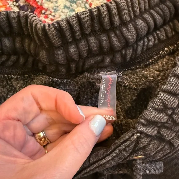 Free People FP Movement Sprint to the Finish shorts Washed Black S - Picture 2 of 5